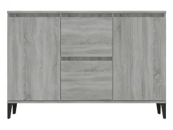 Aparador cómoda cómoda armario unidad de almacenamiento organizador cocina salón salonsonoma 104 x 35 x 70 cm madera contrachapada gris 02_0036279