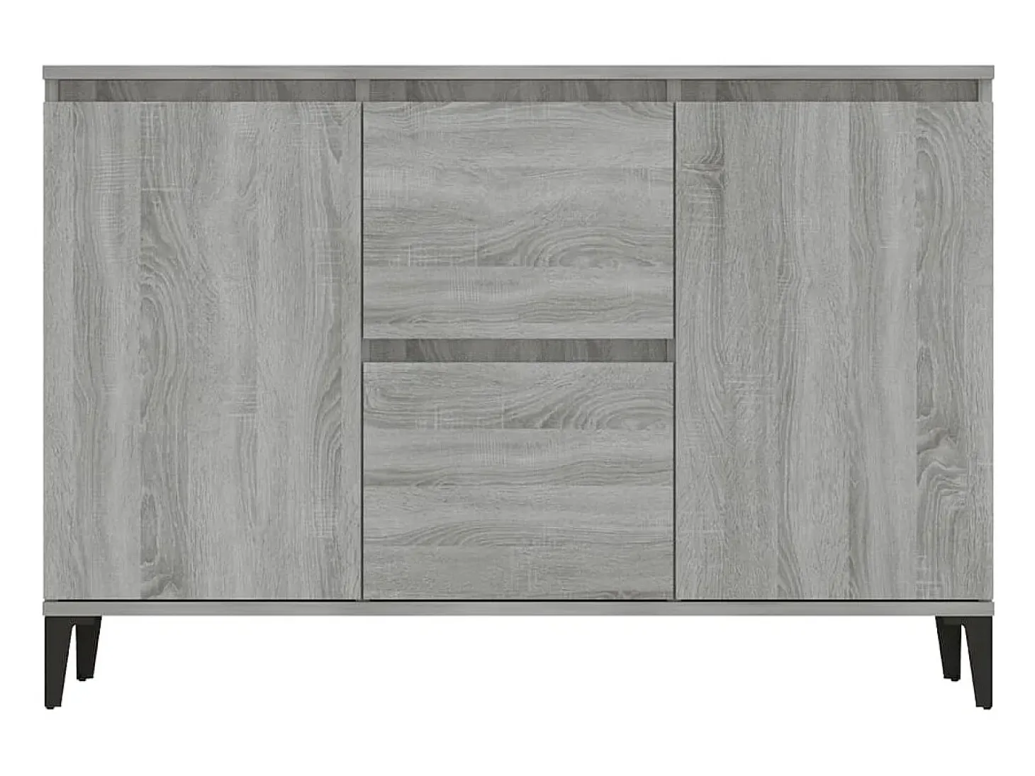 Aparador cómoda cómoda armario unidad de almacenamiento organizador cocina salón salonsonoma 104 x 35 x 70 cm madera contrachapada gris 02_0036279