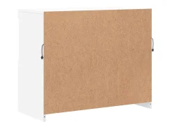 Aparador cómoda cómoda armario mueble organizador cocina salón salón con luces LED 81 x 37 x 67 cm blanco 02_0029862