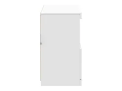 Aparador cómoda cómoda armario mueble organizador cocina salón salón con luces LED 81 x 37 x 67 cm blanco 02_0029862
