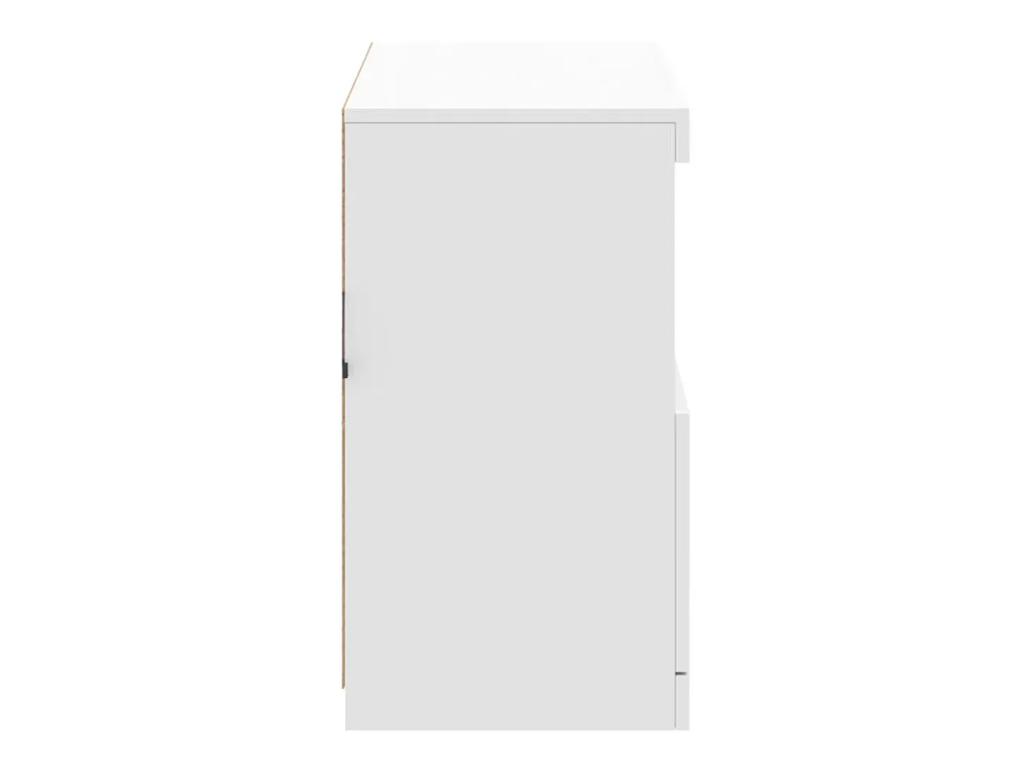 Aparador cómoda cómoda armario mueble organizador cocina salón salón con luces LED 81 x 37 x 67 cm blanco 02_0029862