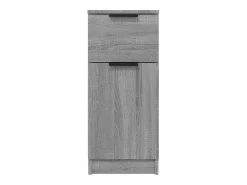 Aparador cómoda cómoda armario unidad de almacenamiento organizador cocina salón salonsonoma 30 x 30 x 70 cm madera contrachapada gris 02_0036289