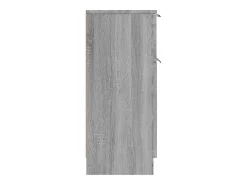 Aparador cómoda cómoda armario unidad de almacenamiento organizador cocina salón salonsonoma 30 x 30 x 70 cm madera contrachapada gris 02_0036289
