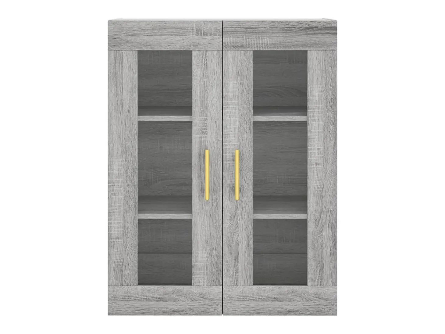 Aparador cómoda cómoda armario mueble organizador cocina salón salón alto Sonoma 69,5 x 34 x 180 cm madera contrachapada gris 02_0035499