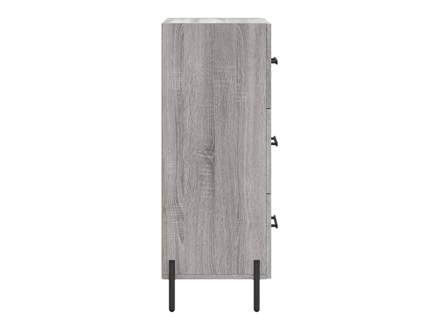 Aparador cómoda cómoda armario mueble organizador cocina salón salón Sonoma 34,5 x 34 x 90 cm madera contrachapada gris 02_0036310