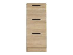 Aparador cómoda cómoda armario mueble organizador cocina salón salón Sonoma 30 x 30 x 70 cm madera contrachapada marrón 02_0031500