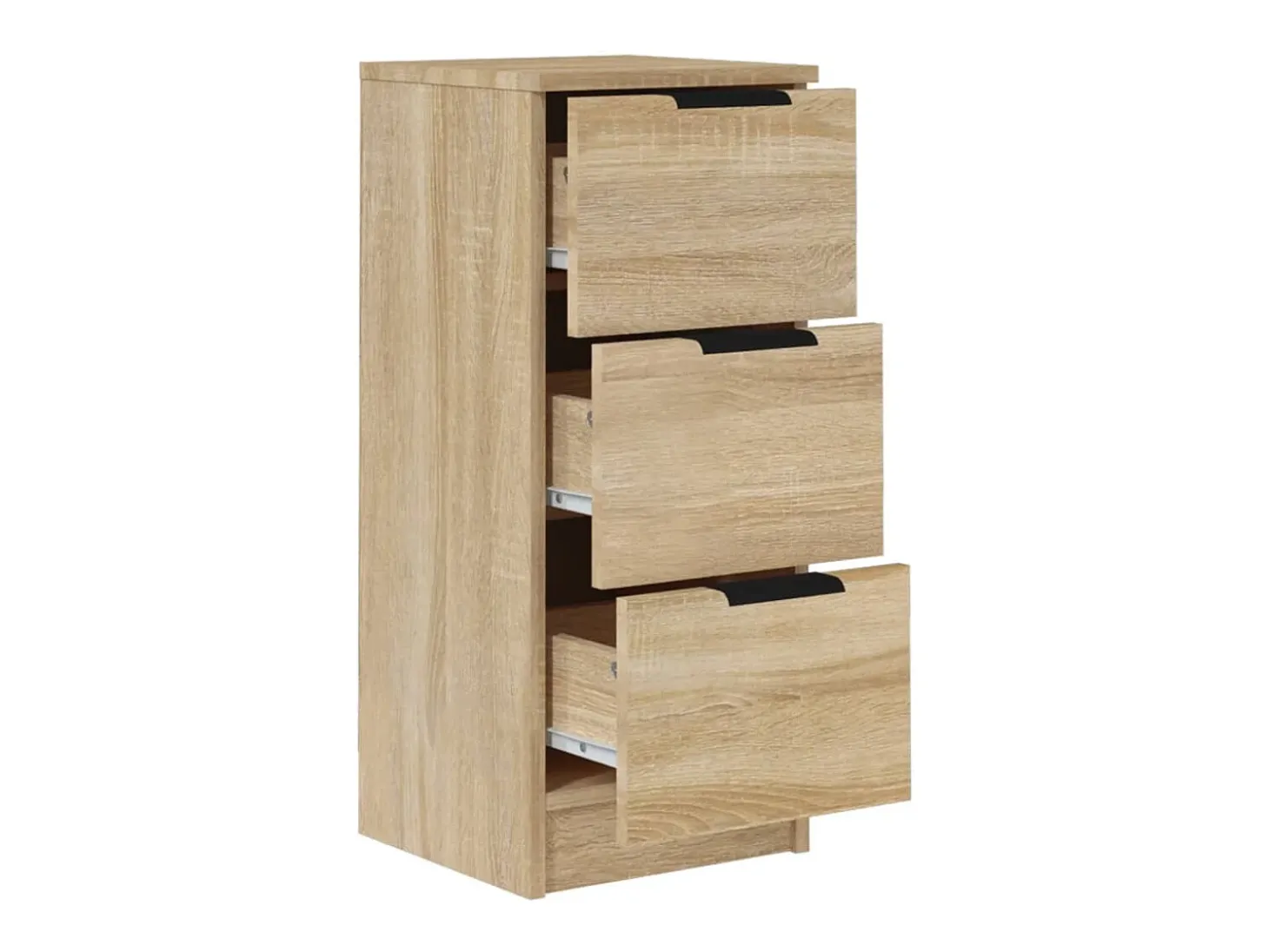 Aparador cómoda cómoda armario mueble organizador cocina salón salón Sonoma 30 x 30 x 70 cm madera contrachapada marrón 02_0031500