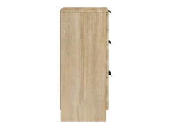 Aparador cómoda cómoda armario mueble organizador cocina salón salón Sonoma 30 x 30 x 70 cm madera contrachapada marrón 02_0031500