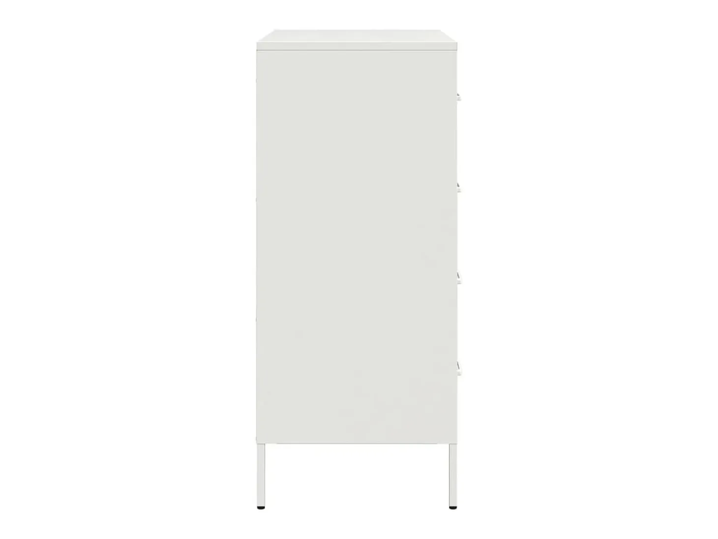 Aparador cómoda cómoda armario mueble organizador cocina salón salón 68 x 39 x 89 cm acero blanco 02_0030394