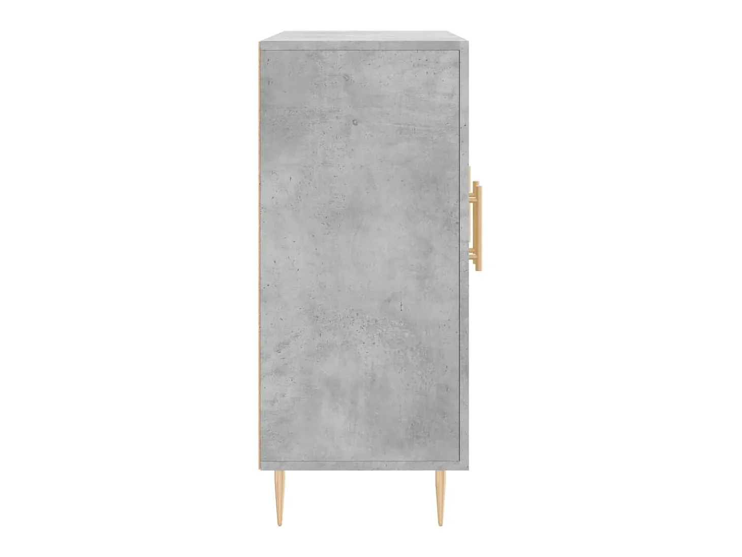 Aparador cómoda cómoda mueble mueble de almacenamiento organizador cocina salón salón 90 x 34 x 80 cm madera contrachapada gris 02_0032121