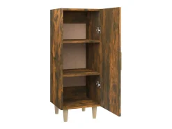 Aparador cómoda cómoda mueble mueble de almacenaje organizador cocina salón salón 34,5 x 34 x 90 cm madera contrachapada marrón 02_0030917