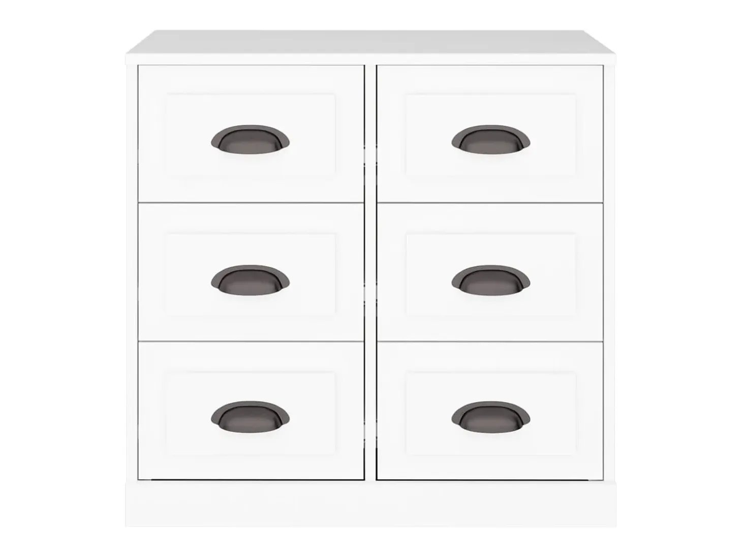 Aparador cómoda cómoda mueble mueble de almacenaje organizador cocina salón salón 70 x 35,5 x 67,5 cm madera contrachapada blanco 02_0030488