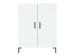 Aparador cómoda cómoda mueble mueble de almacenaje organizador cocina salón salón 69,5 x 34 x 90 cm madera contrachapada blanco 02_0030459