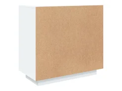 Aparador cómoda cómoda mueble mueble de almacenaje organizador cocina salón salón 80 x 40 x 75 cm madera contrachapada blanco 02_0030517