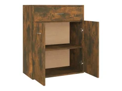 Aparador cómoda cómoda mueble mueble de almacenaje organizador cocina salón salón 60 x 30 x 75 cm madera contrachapada marrón 02_0030964
