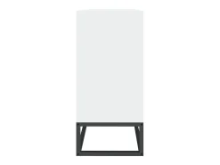 Aparador cómoda cómoda mueble mueble de almacenaje organizador cocina salón salón 105 x 30 x 65 cm madera contrachapada blanco 02_0030190