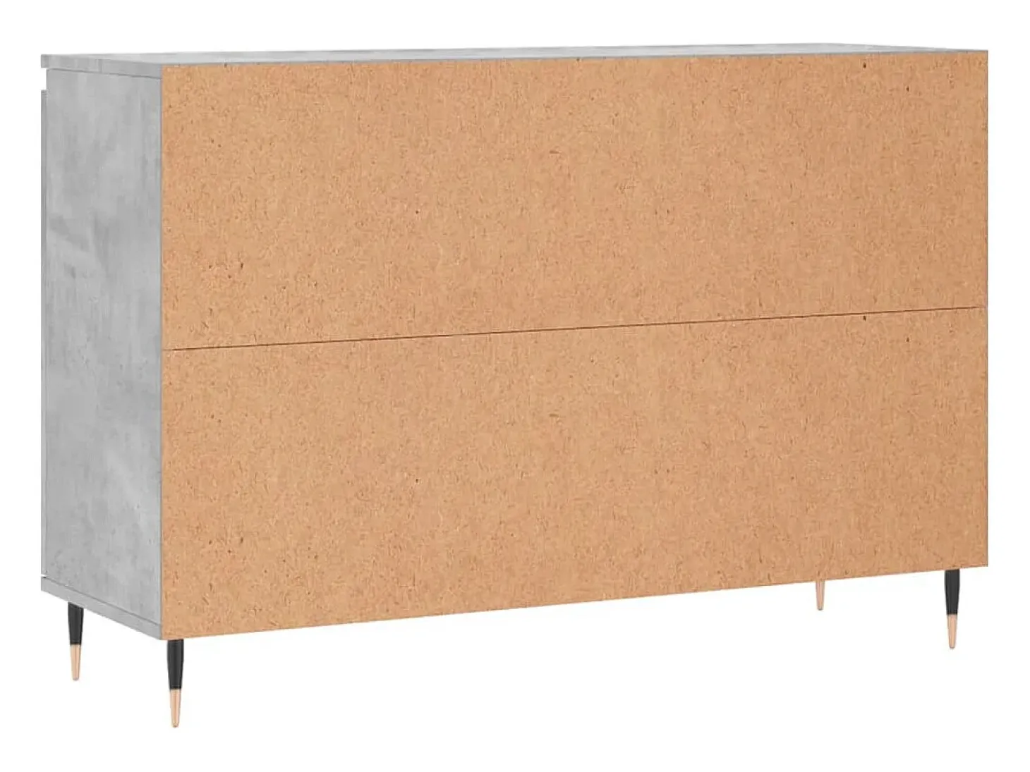 Aparador cómoda cómoda mueble mueble de almacenaje organizador cocina salón salón 104 x 35 x 70 cm madera contrachapada gris 02_0031846