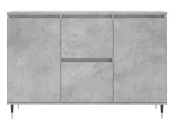Aparador cómoda cómoda mueble mueble de almacenaje organizador cocina salón salón 104 x 35 x 70 cm madera contrachapada gris 02_0031846
