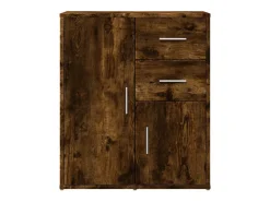 Aparador cómoda cómoda mueble mueble de almacenaje organizador cocina salón salón 60 x 31 x 70 cm madera contrachapada marrón 02_0030968