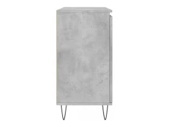 Aparador cómoda cómoda mueble mueble de almacenamiento organizador cocina salón salón 104 x 35 x 70 cm madera contrachapada gris 02_0031847
