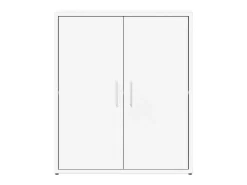 Aparador cómoda cómoda mueble mueble de almacenaje organizador cocina salón salón 60 x 31 x 70 cm madera contrachapada blanco 02_0030340
