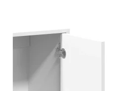 Aparador cómoda cómoda mueble mueble de almacenaje organizador cocina salón salón 60 x 31 x 70 cm madera contrachapada blanco 02_0030340