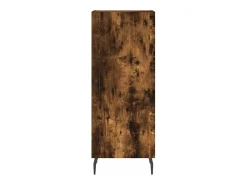 Aparador cómoda cómoda mueble mueble de almacenamiento organizador cocina salón salón 34,5 x 34 x 90 cm madera contrachapada marrón 02_0030896
