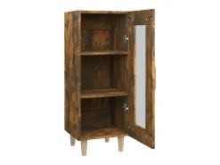 Aparador cómoda cómoda mueble mueble de almacenaje organizador cocina salón salón 34,5 x 34 x 90 cm madera contrachapada marrón 02_0030885