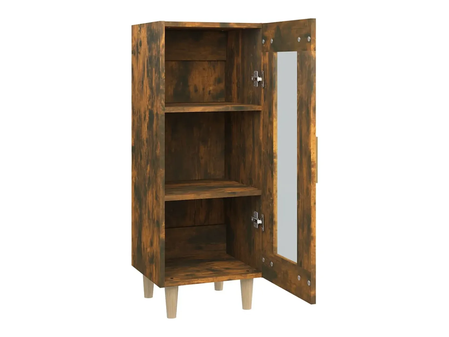 Aparador cómoda cómoda mueble mueble de almacenaje organizador cocina salón salón 34,5 x 34 x 90 cm madera contrachapada marrón 02_0030885
