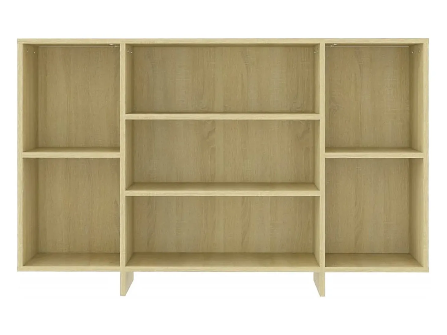 Aparador cómoda cómoda mueble mueble de almacenamiento organizador cocina salón salón Sonoma 120 x 30 x 75 cm madera contrachapada beige 02_0031492