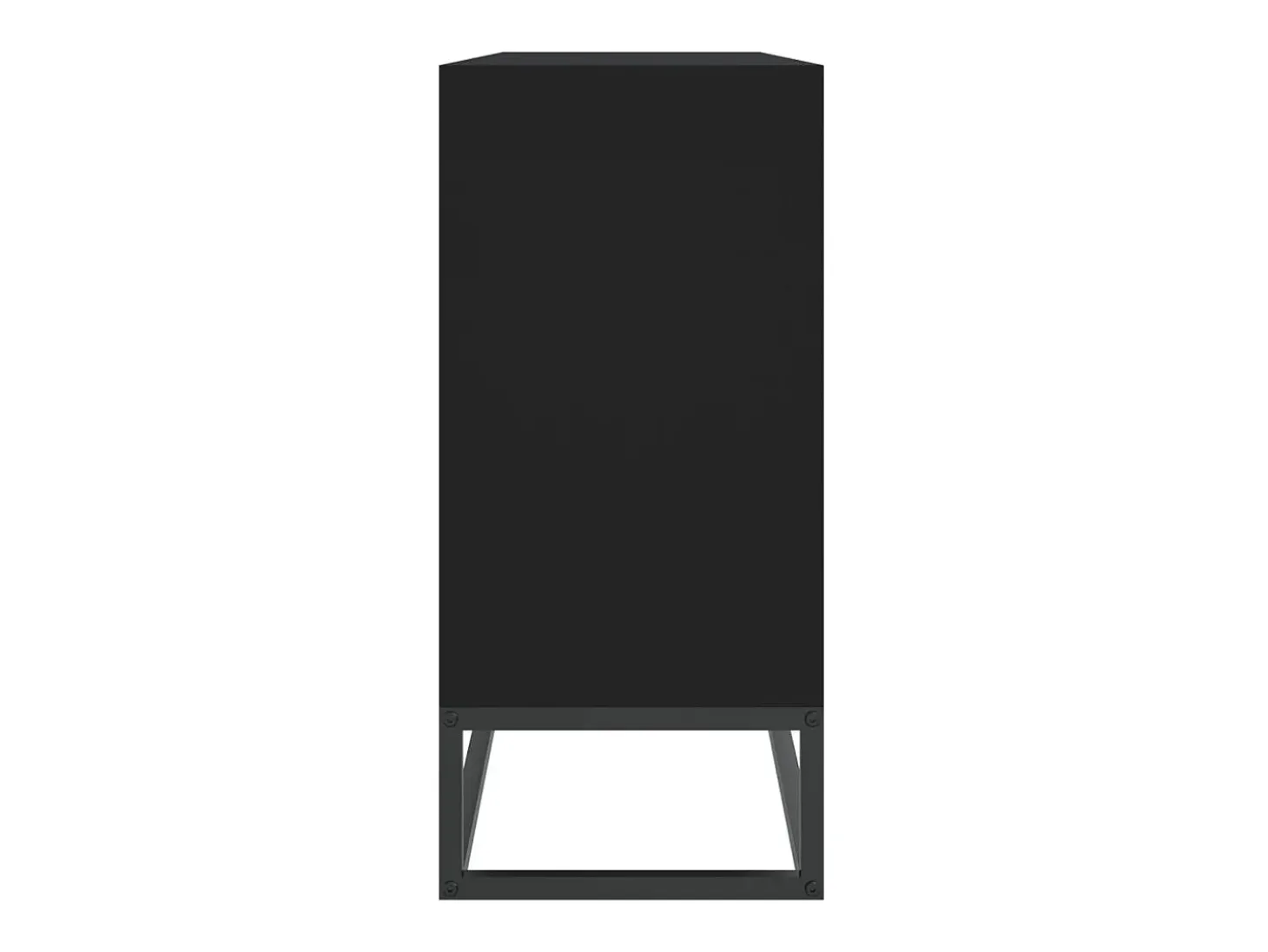 Aparador cómoda cómoda mueble mueble de almacenaje organizador cocina salón salón 105 x 30 x 65 cm madera contrachapada negra 02_0035832
