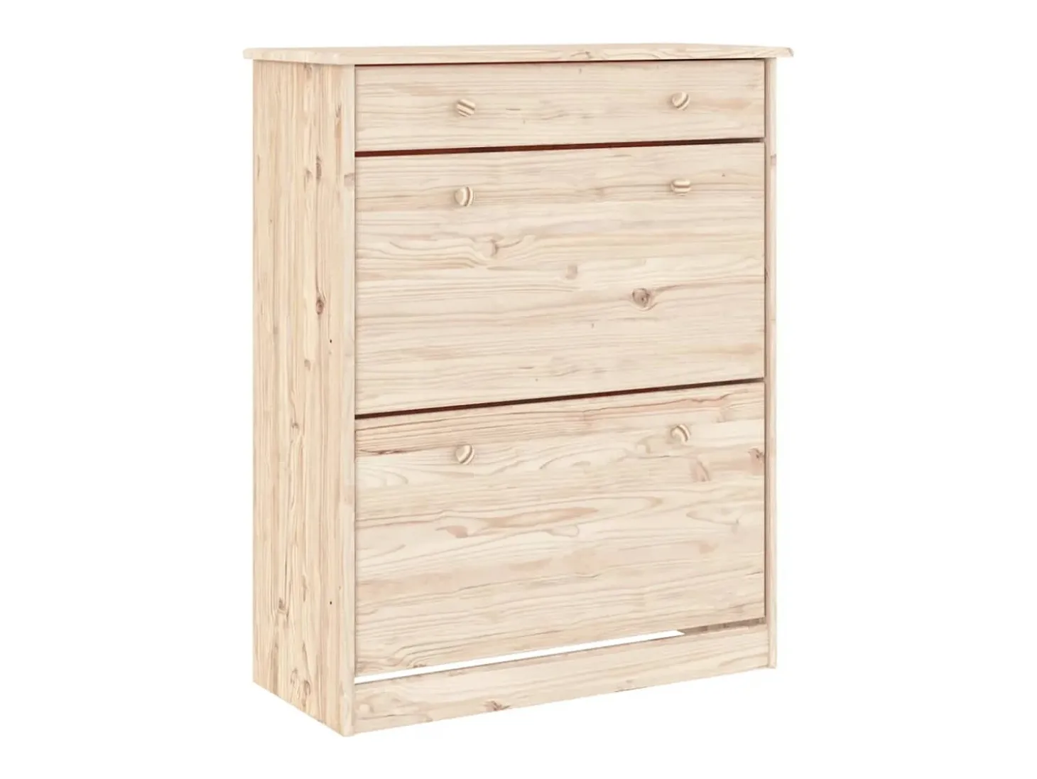 Aparador cómoda cómoda mueble mueble de almacenaje organizador cocina salón salón 77 x 35 x 188 cm madera maciza de pino marrón 02_0029674