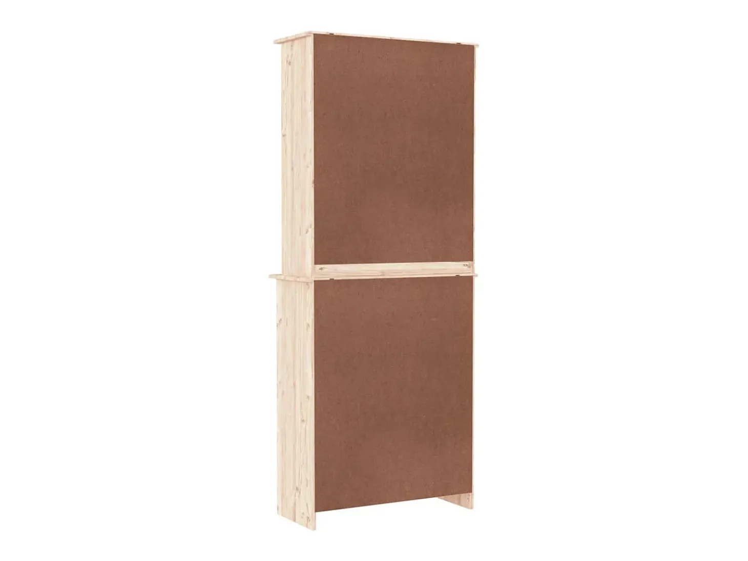 Aparador cómoda cómoda mueble mueble de almacenaje organizador cocina salón salón 77 x 35 x 188 cm madera maciza de pino marrón 02_0029674