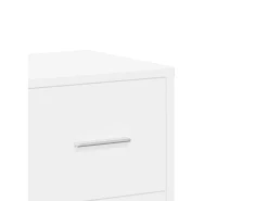 Aparador cómoda cómoda mueble mueble de almacenaje organizador cocina salón salón 60 x 31 x 84 cm madera contrachapada blanco 02_0030344