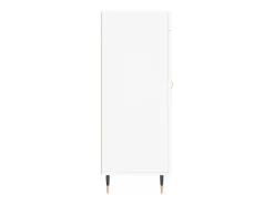 Aparador cómoda cómoda mueble mueble de almacenaje organizador cocina salón salón 69,5 x 34 x 90 cm madera contrachapada blanco 02_0030476