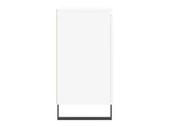 Aparador cómoda cómoda mueble mueble de almacenaje organizador cocina salón salón 104 x 35 x 70 cm madera contrachapada blanco 02_0030185