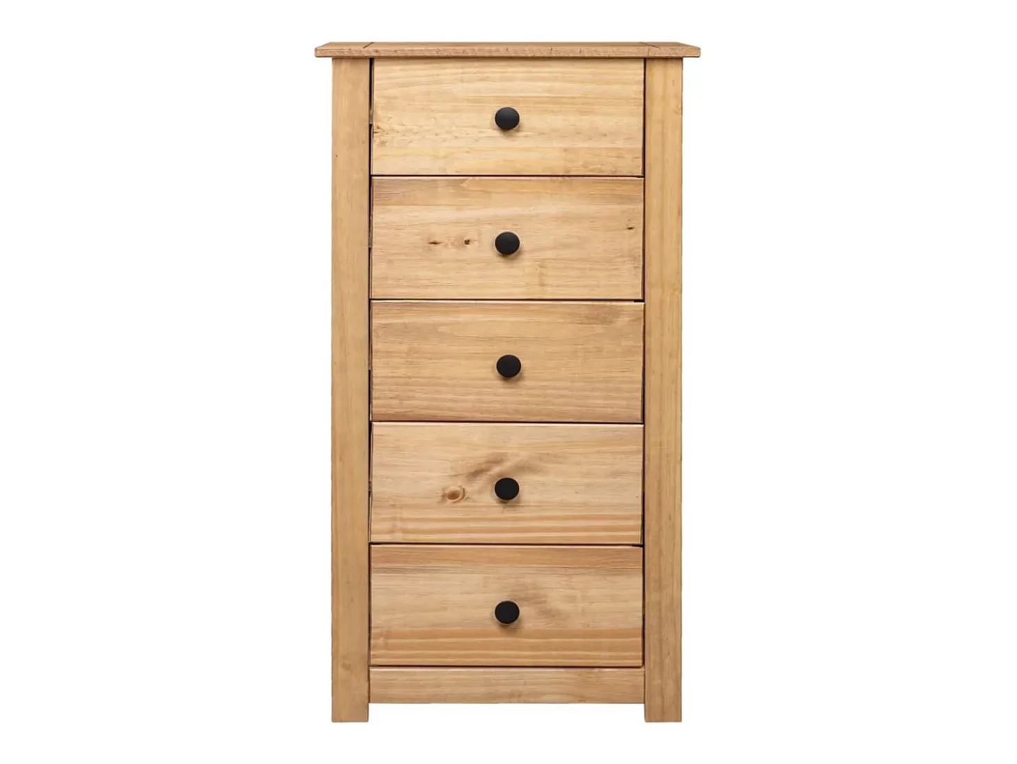 Aparador Cómoda Cómoda Mueble Almacenamiento Organizador Cocina Salón Salón 46 x 40 x 89 cm Pino Panamá Serie marrón 02_0029582
