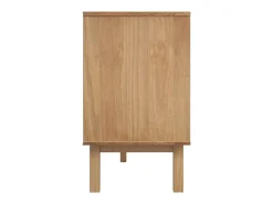 Aparador cómoda cómoda mueble mueble de almacenaje organizador cocina salón salón 114 x 43 x 73,5 cm madera maciza de pino marrón 02_0036184