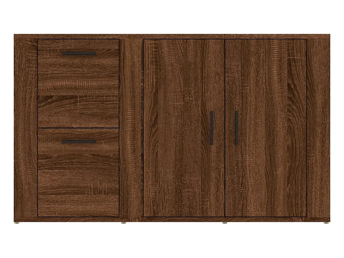 Aparador cómoda cómoda mueble mueble de almacenaje organizador cocina salón salón 100 x 33 x 59,5 cm madera contrachapada marrón 02_0031139