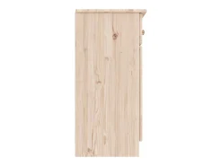 Aparador cómoda cómoda mueble mueble de almacenaje organizador cocina salón salón 77 x 35 x 73 cm madera maciza de pino marrón 02_0029676