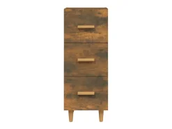Aparador cómoda cómoda mueble mueble de almacenaje organizador cocina salón salón 34,5 x 34 x 90 cm madera contrachapada marrón 02_0030903