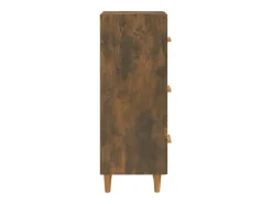 Aparador cómoda cómoda mueble mueble de almacenaje organizador cocina salón salón 34,5 x 34 x 90 cm madera contrachapada marrón 02_0030903