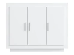 Aparador cómoda cómoda mueble mueble de almacenaje organizador cocina salón salón 92 x 35 x 75 cm madera contrachapada blanca 02_0030540
