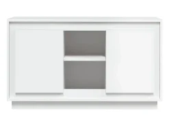 Aparador cómoda cómoda mueble mueble de almacenaje organizador cocina salón salón 102 x 35 x 60 cm madera contrachapada blanco 02_0030175