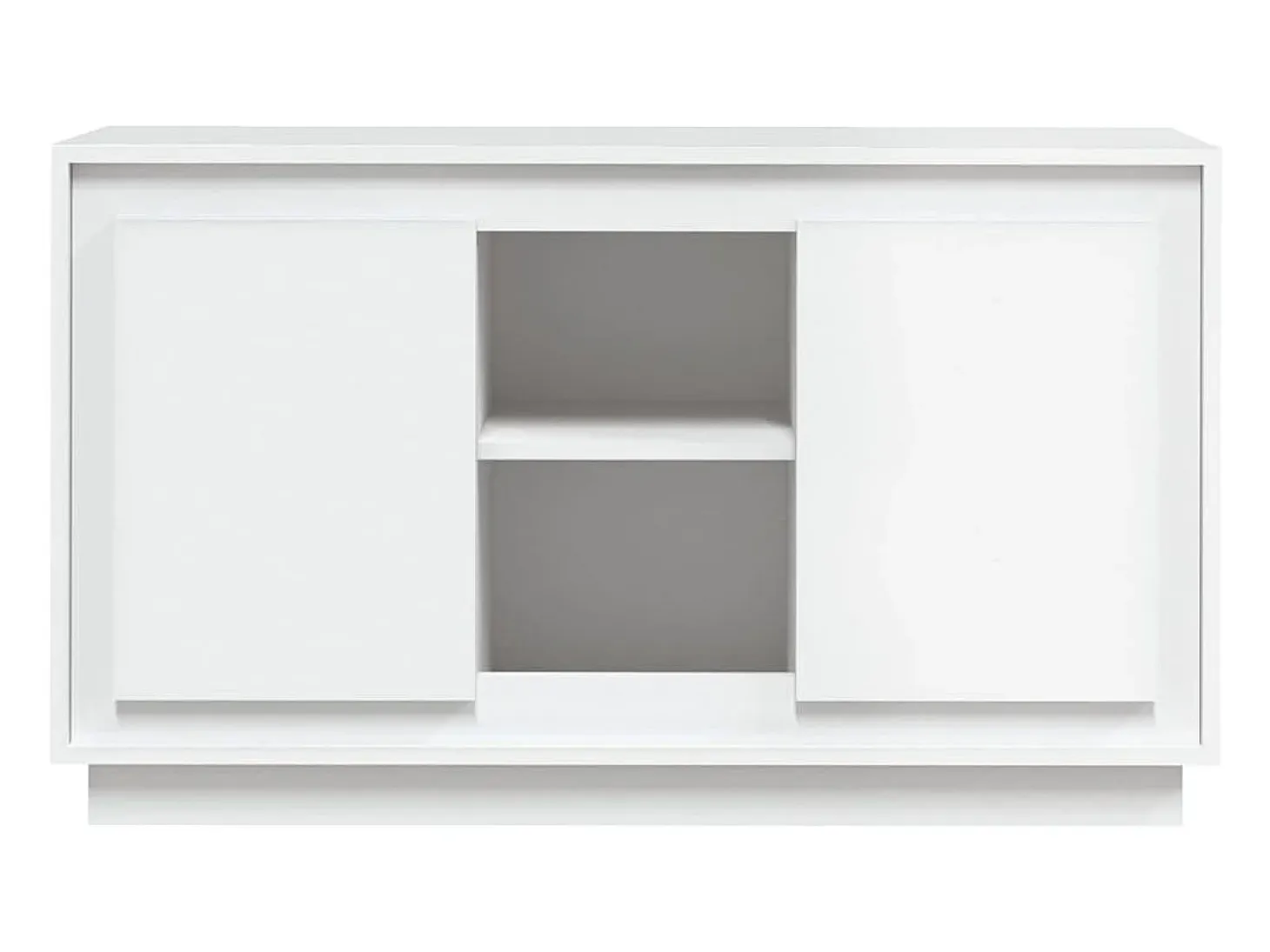 Aparador cómoda cómoda mueble mueble de almacenaje organizador cocina salón salón 102 x 35 x 60 cm madera contrachapada blanco 02_0030175