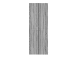 Aparador cómoda mueble almacenaje organizador cocina salón salón alto Sonoma 70 x 42,5 x 185 cm madera contrachapada gris 02_0035630
