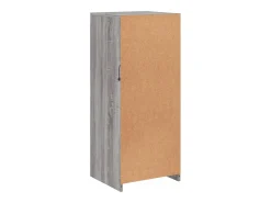 Aparador cómoda mueble almacenaje organizador cocina salón salón con luces LED sonoma 41 x 37 x 100 cm gris 02_0030072