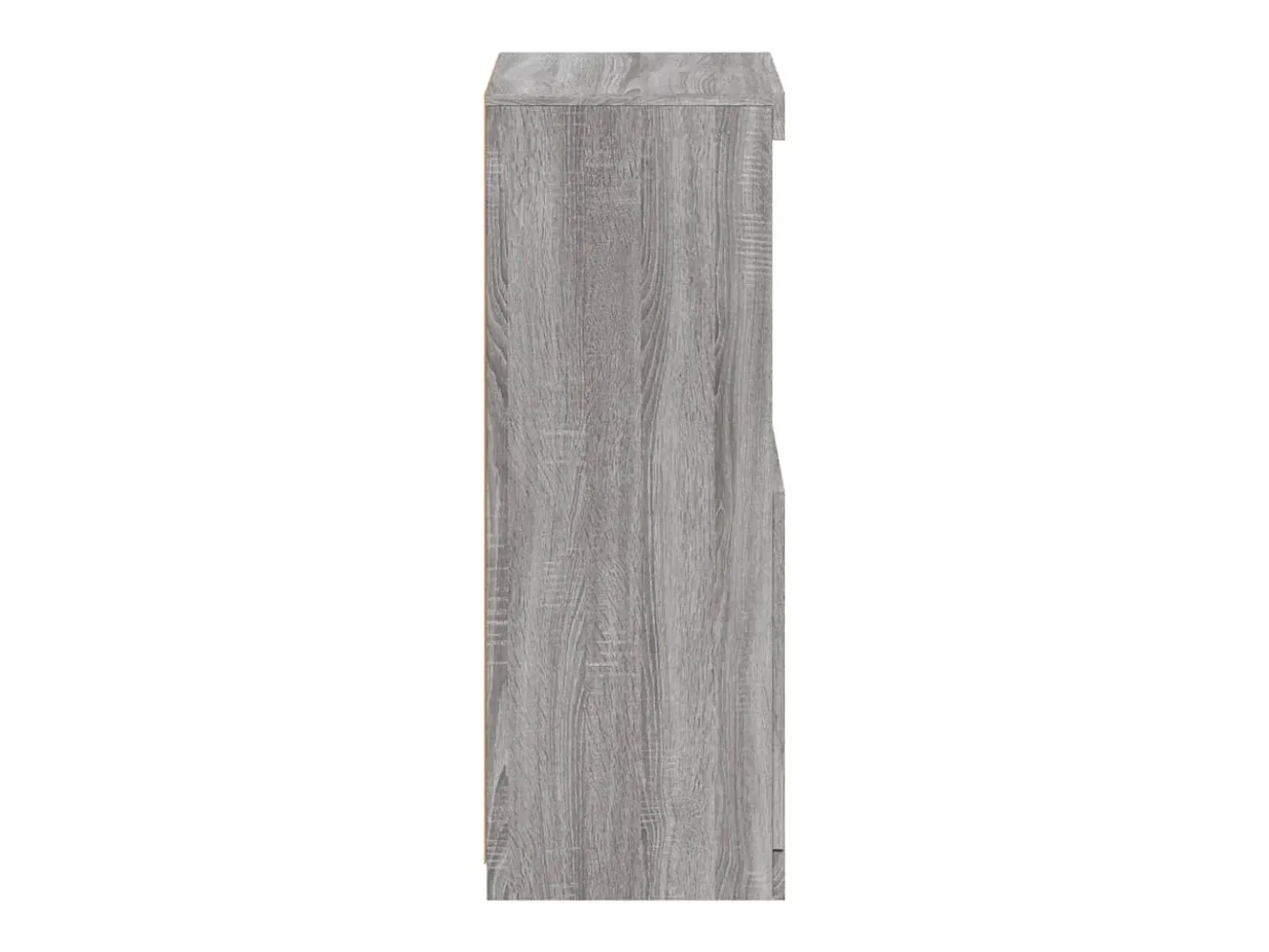 Aparador cómoda mueble almacenaje organizador cocina salón salón con luces LED sonoma 41 x 37 x 100 cm gris 02_0030072