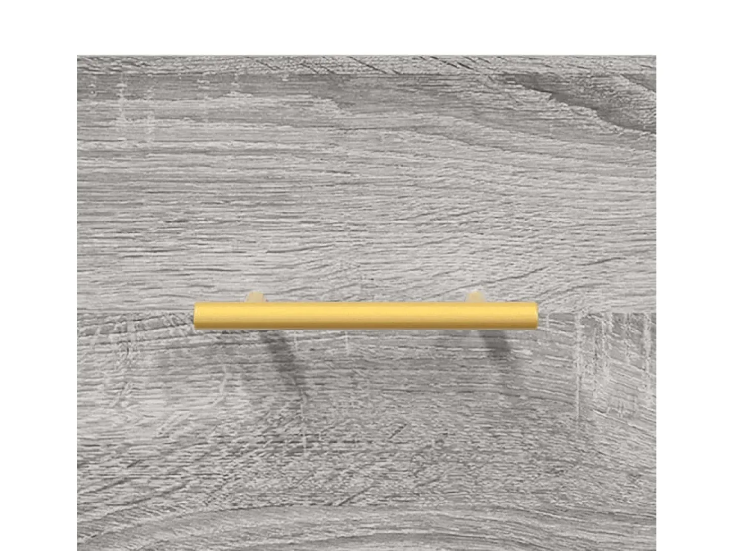 Aparador cómoda mueble almacenaje organizador cocina salón salón alto Sonoma 69,5 x 34 x 180 cm madera contrachapada gris 02_0035484