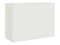 Aparador cómoda mueble almacenaje organizador cocina salón salón 99 x 39 x 73 cm acero blanco 02_0030544